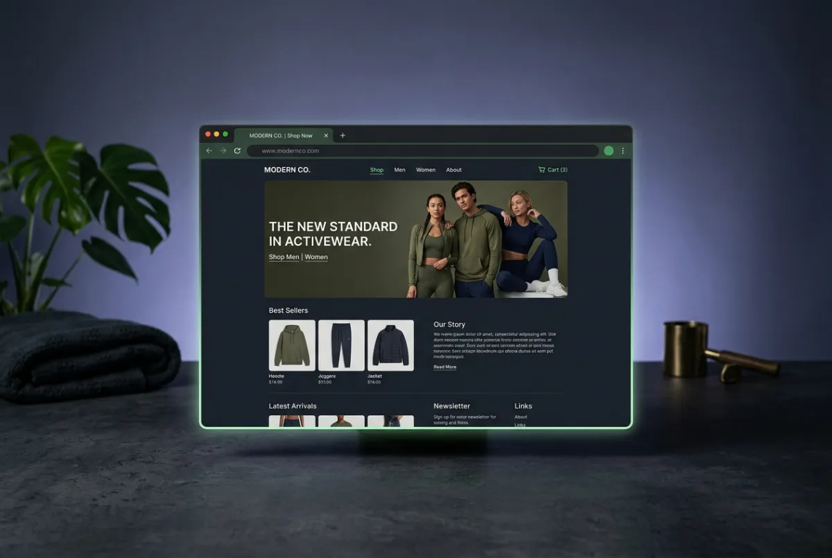 Direct-to-Consumer Modern E-Commerce Web Demo Preview