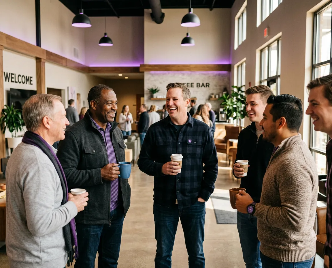 Fellowship Baptist Church Men's Ministry gathering and fellowship