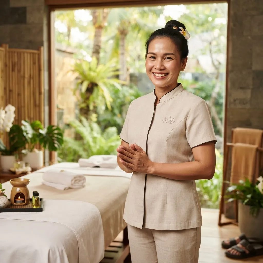 Professional therapist headshot portrait in Phuket