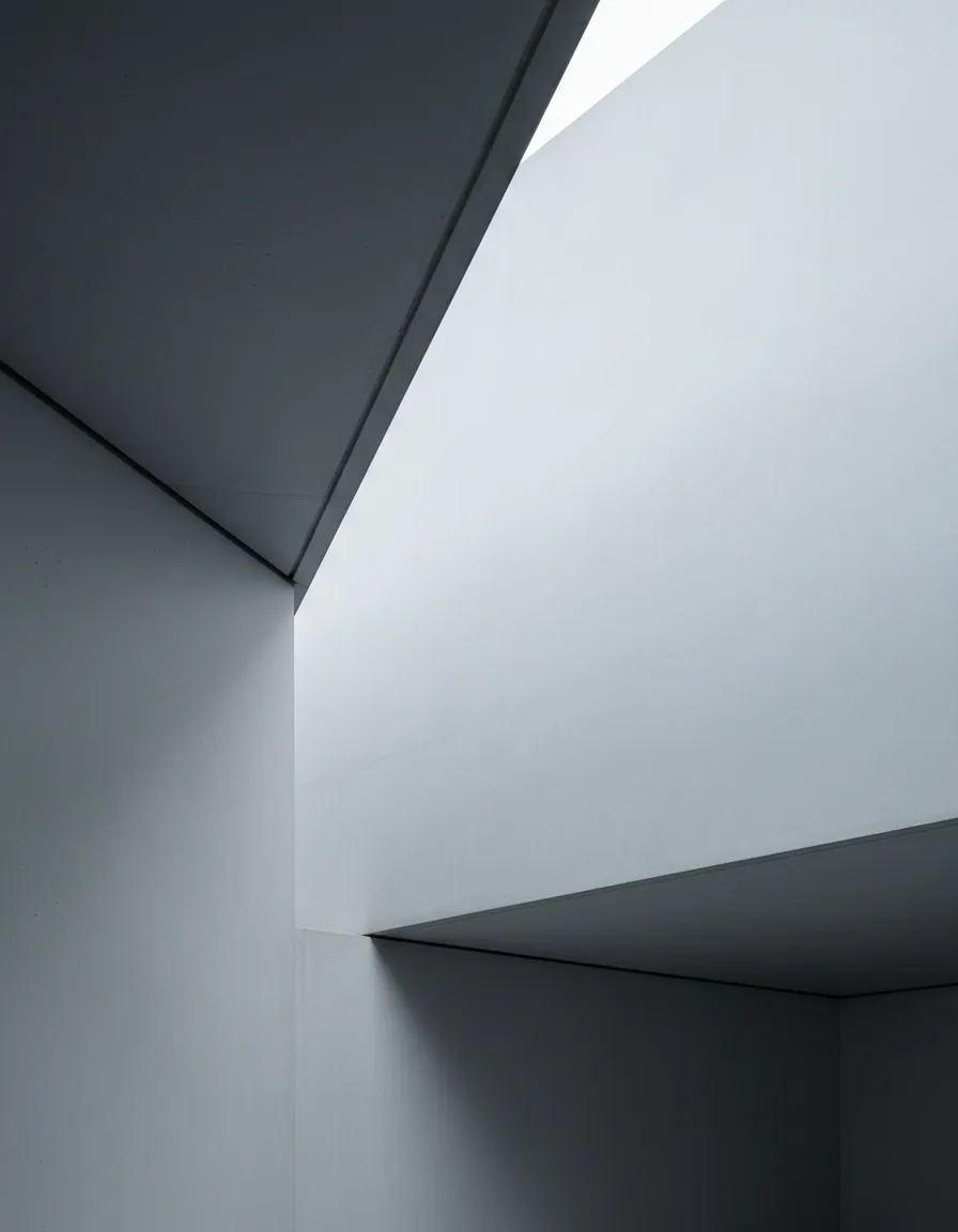 Minimal architectural whitespace