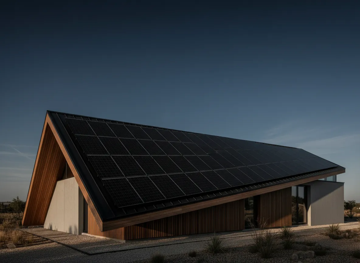 Solar panels installed