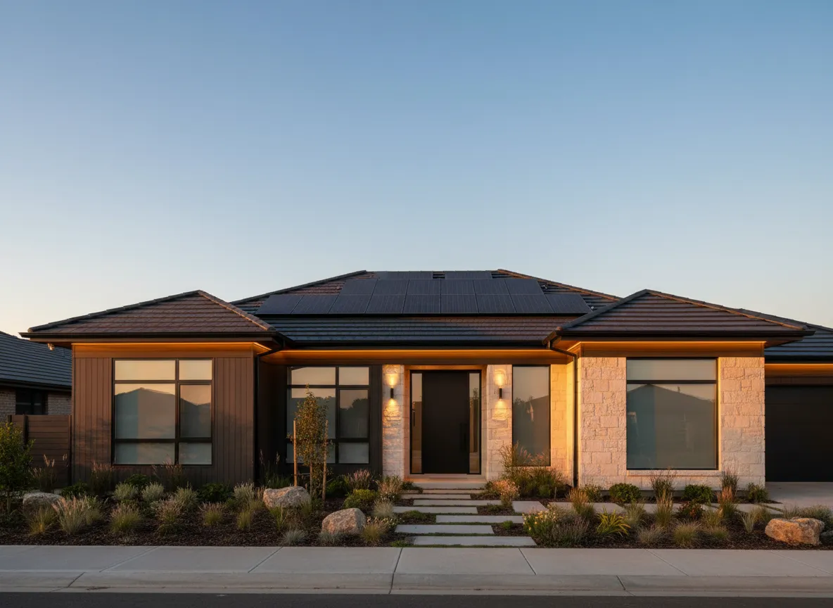 Residential Solar House