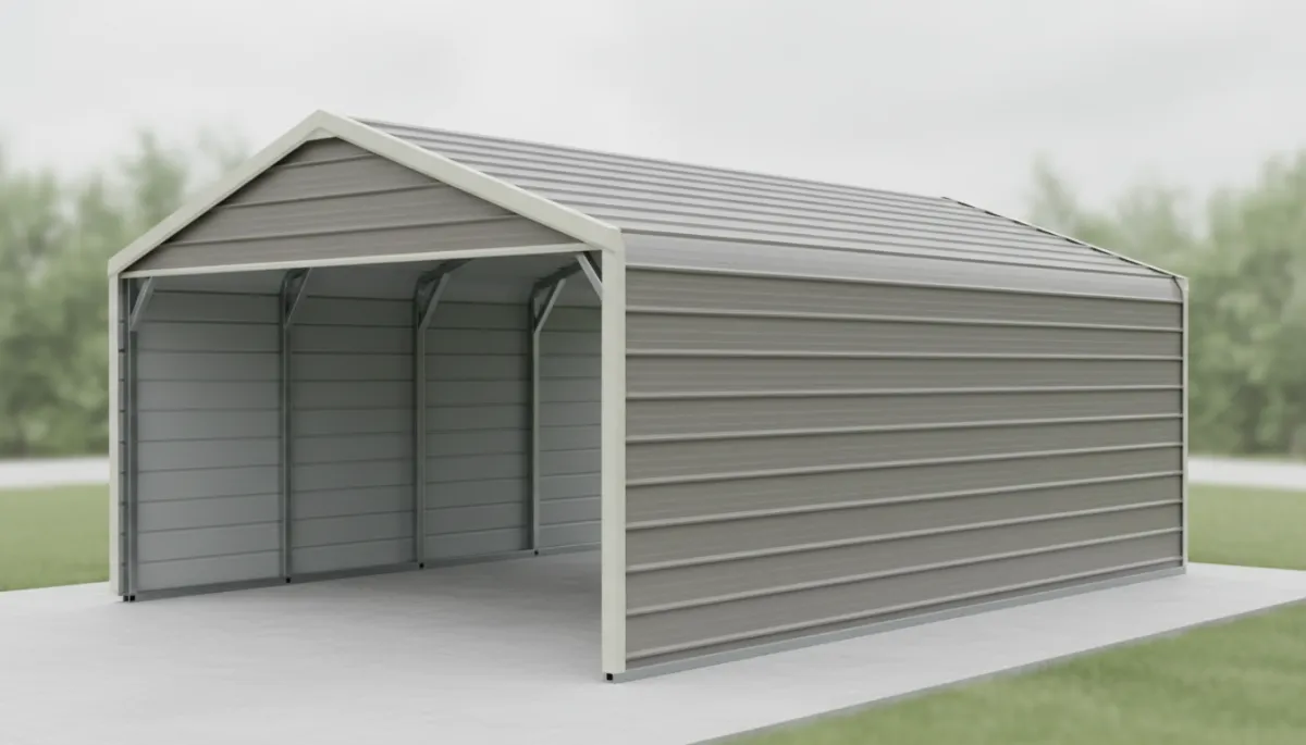 Boxed eave roof style