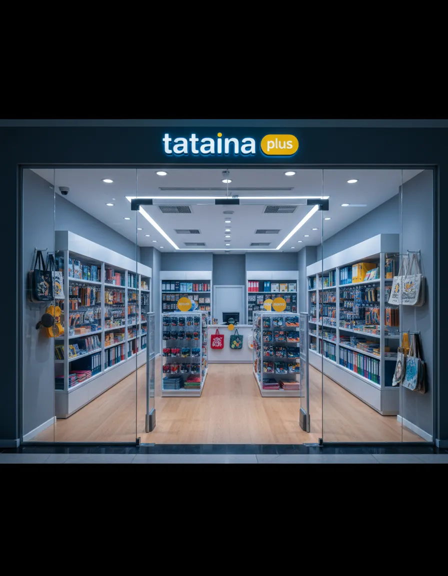 Exterior de la tienda Tatiana Plus o mapa de La Hoyada