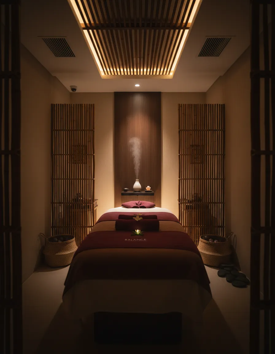 Interior premium y ecosistema de bienestar en Balance Spa