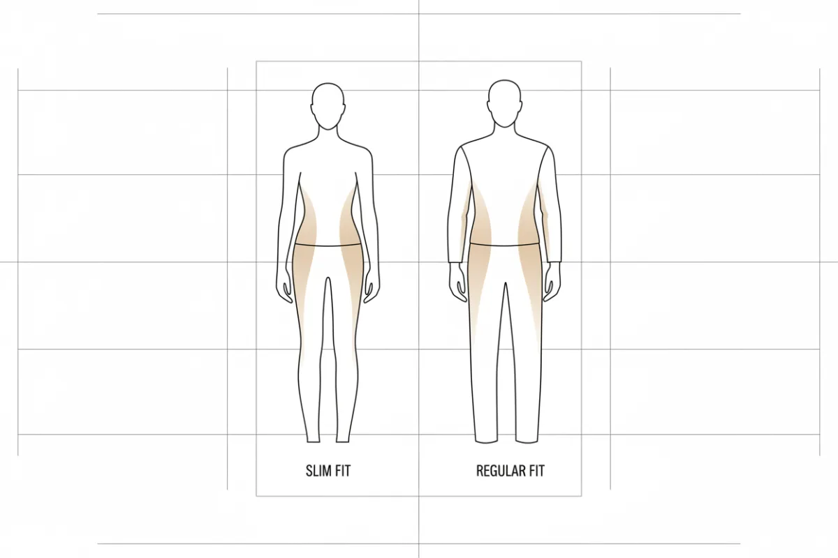 Guía de Tallas Premium - Slim vs Regular Fit