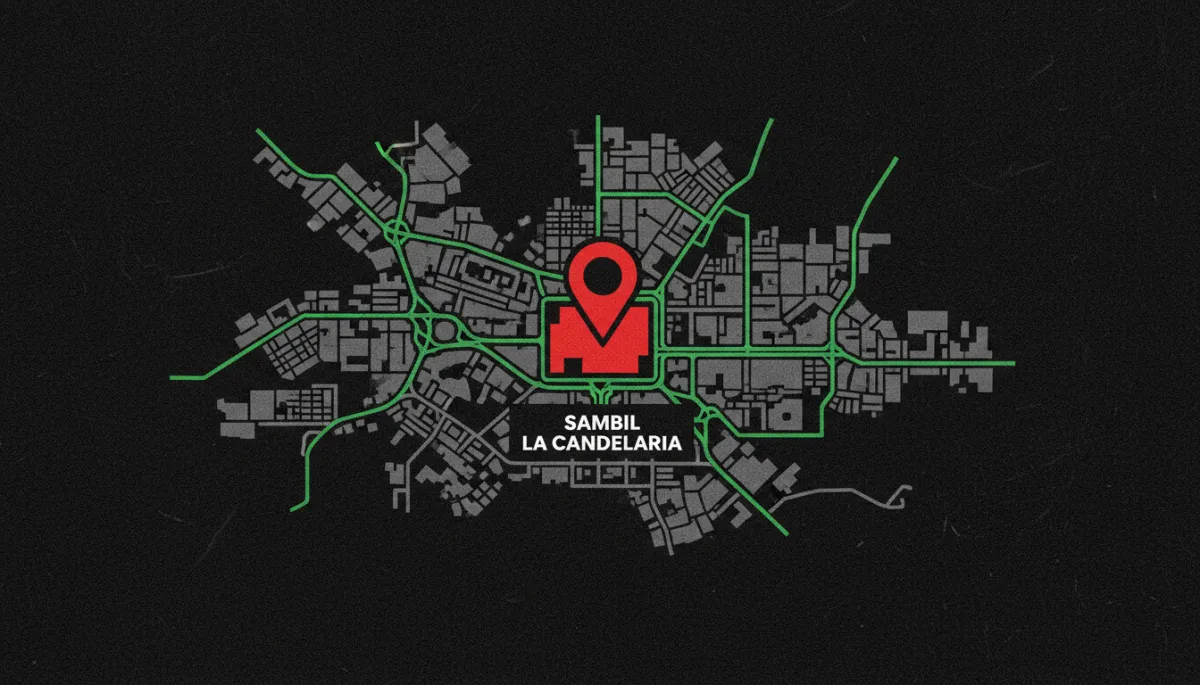 Mapa Sambil La Candelaria