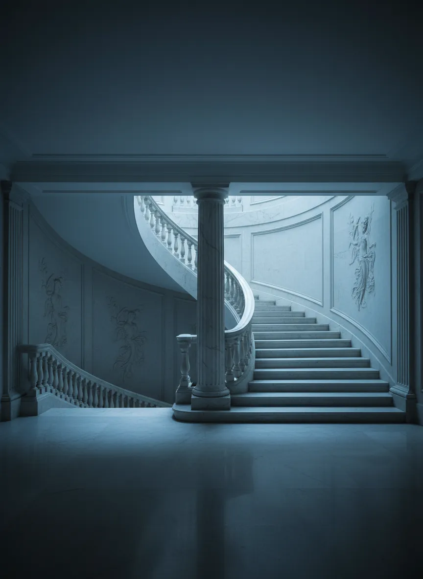 Refined architectural view representing institutional and private-client exclusivity