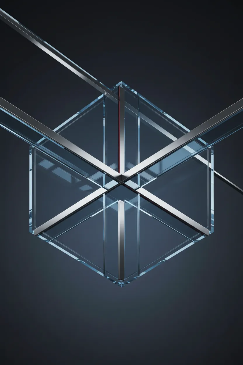 Abstract architectural lines suggesting structured planning for professionals
