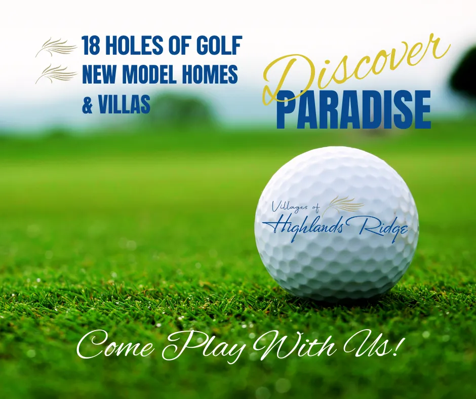 18 Holes of Golf & New Model Homes