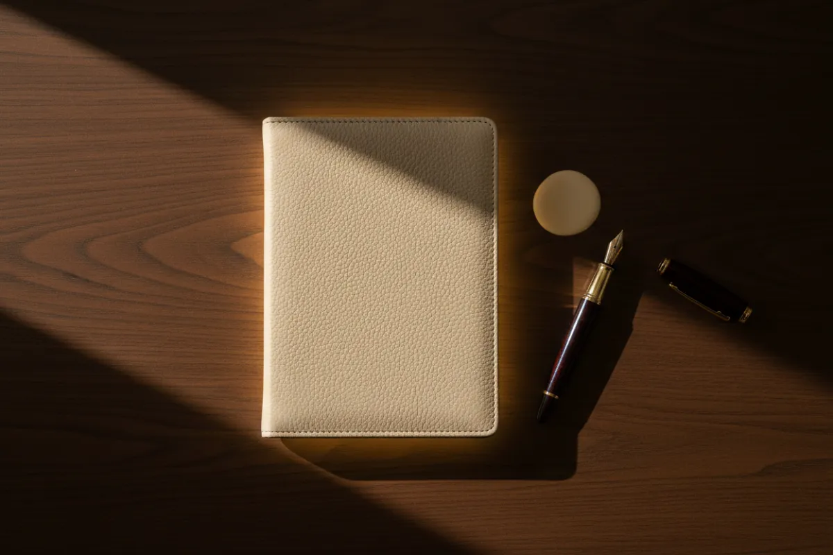 Journal and pen