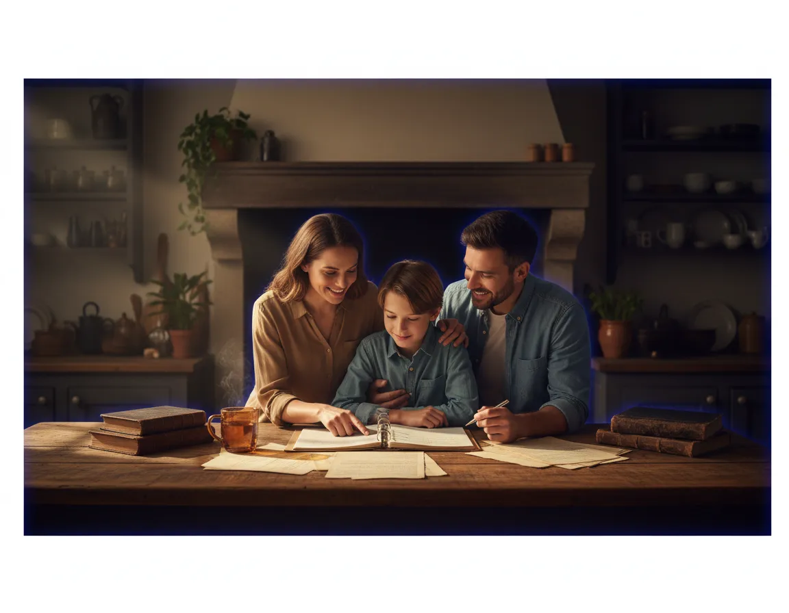 Family portrait reflecting term life insurance protection