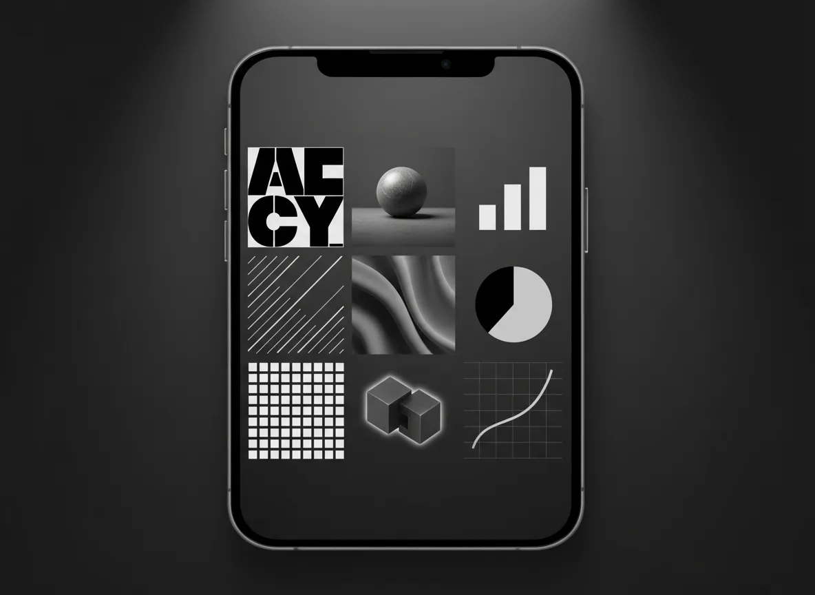 Creator brand social grid preview