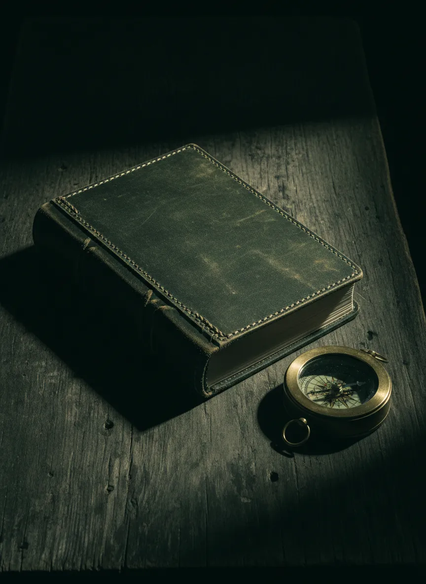 A desaturated photograph representing accountability and the frontier spirit