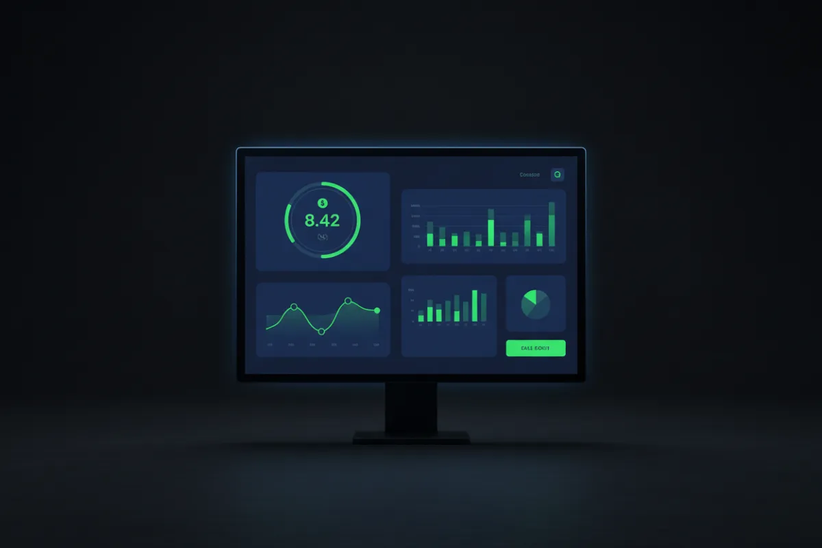 UI showing ad account lead cost of 8.42