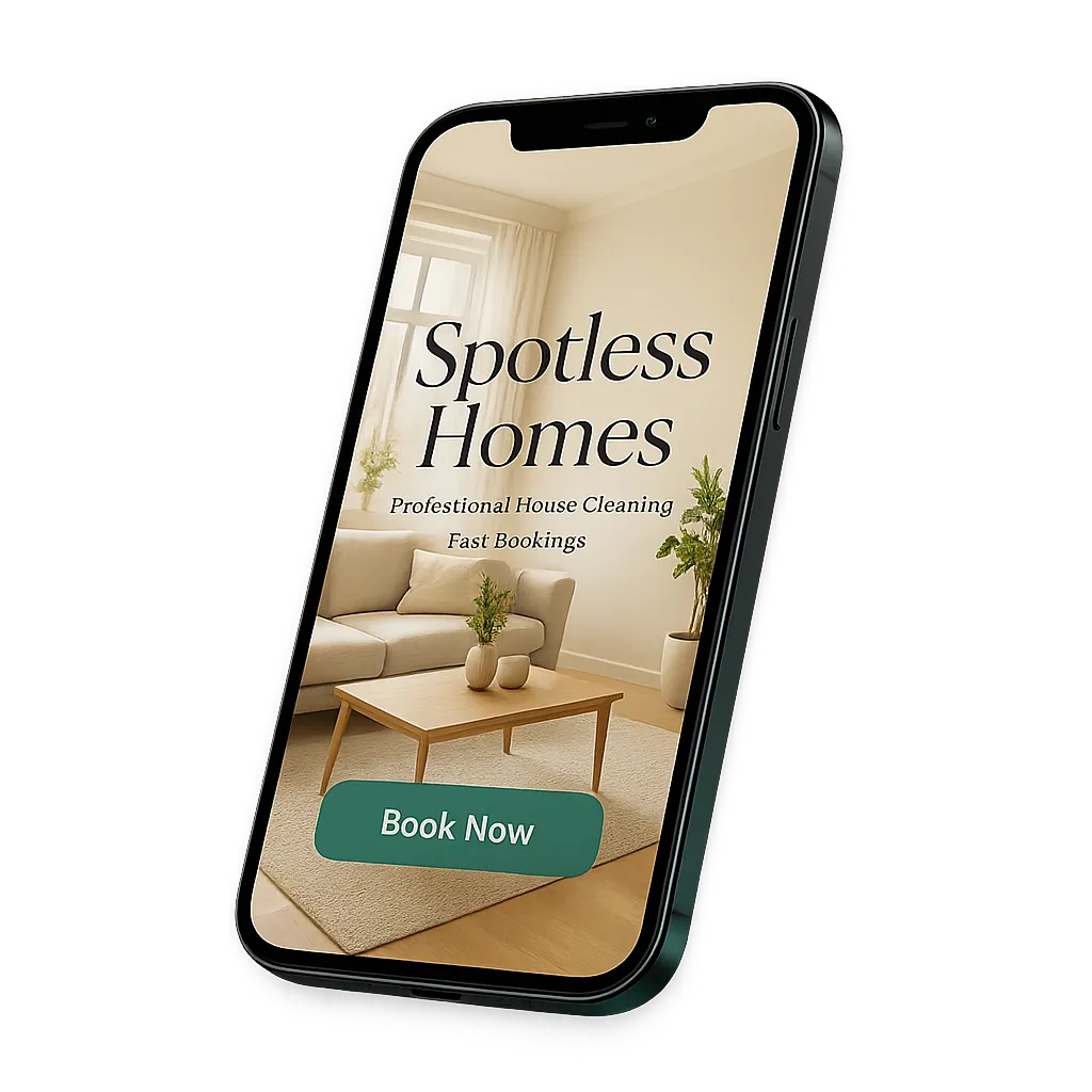 Preview of the 10 free Canva posts for house-cleaning businesses