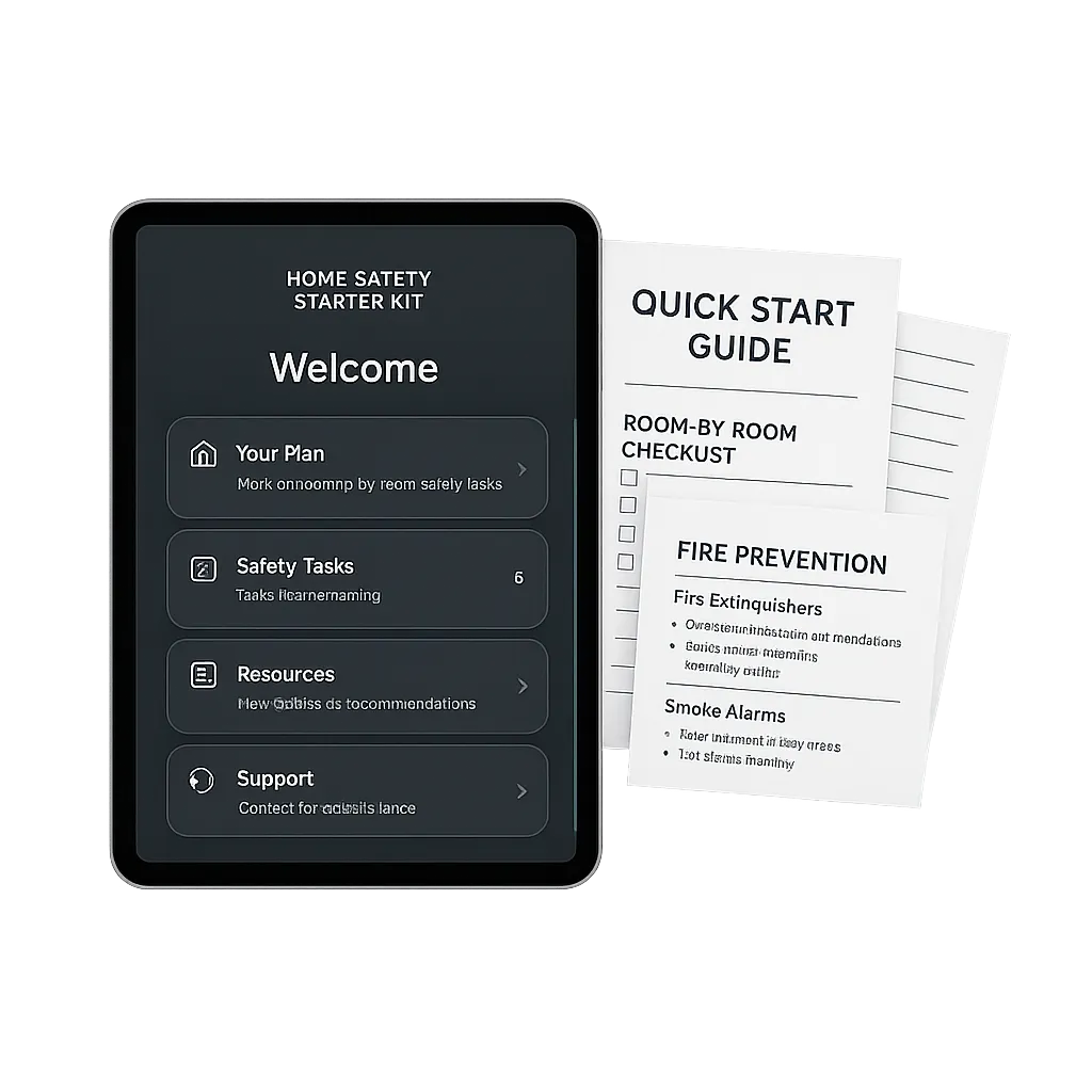 SafeNest Home Safety Starter Kit Digital Mockup