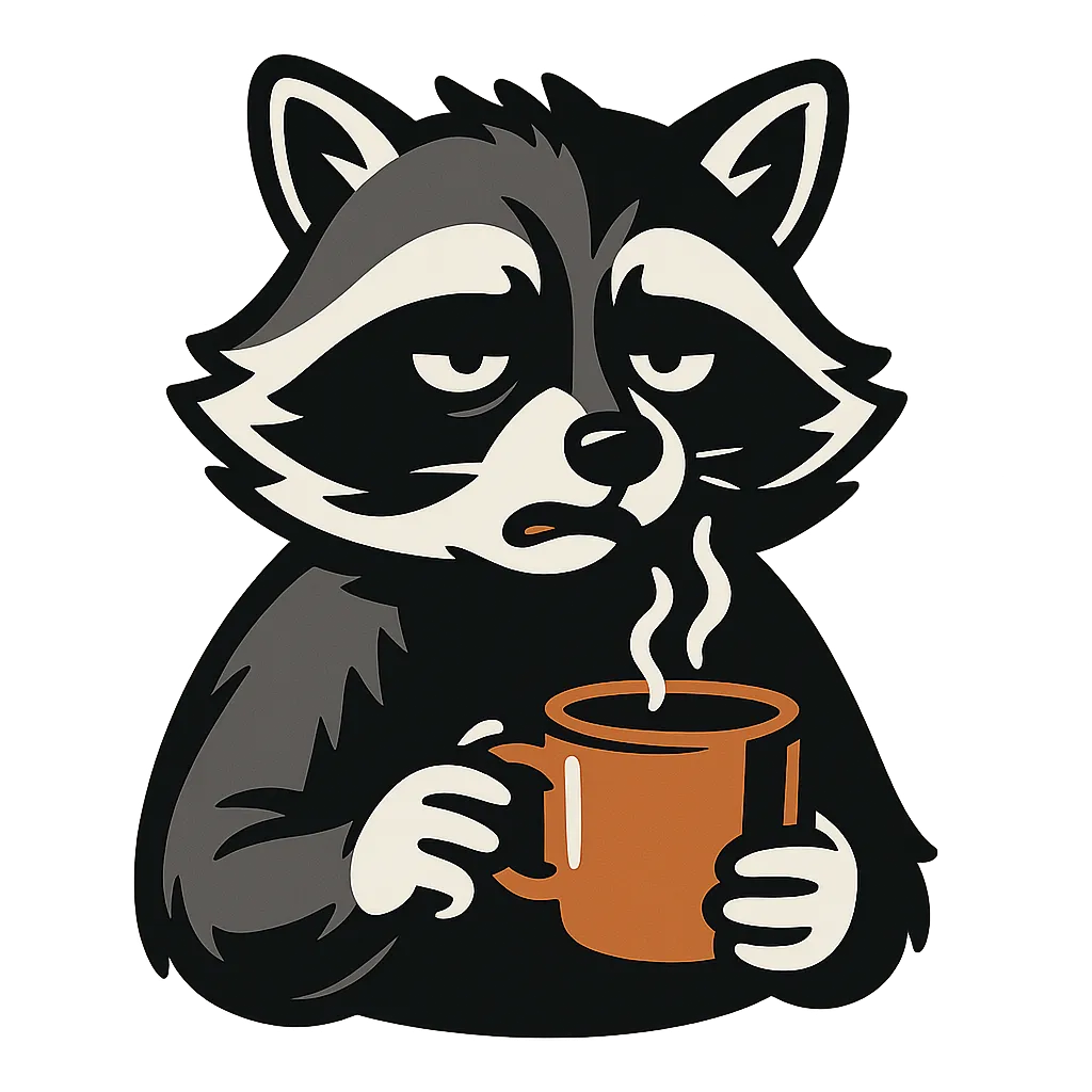 Racoon Lifestyle Graphic