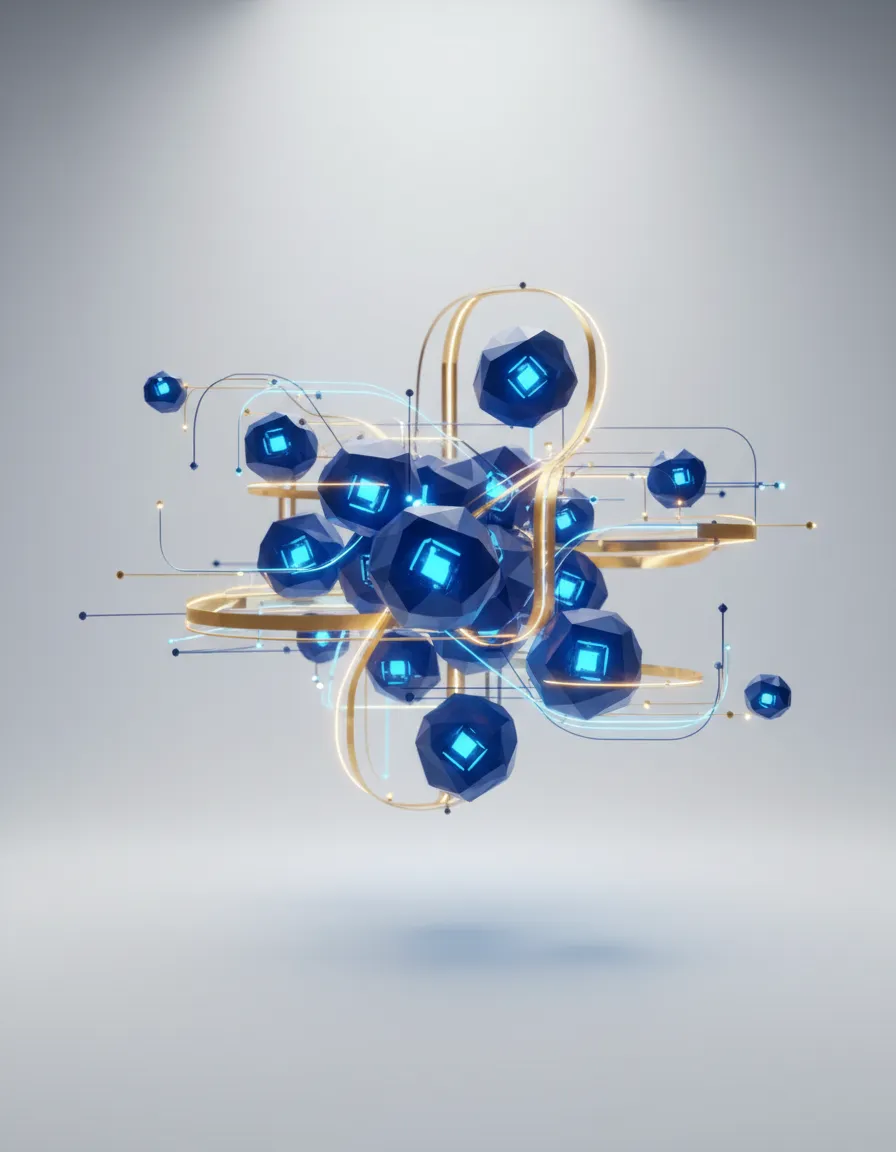 AI Brain Blueprint Frame component illustrating the Blue system architecture