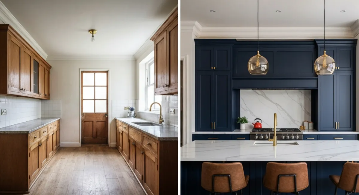 Before and After Interior Renovation Showcase