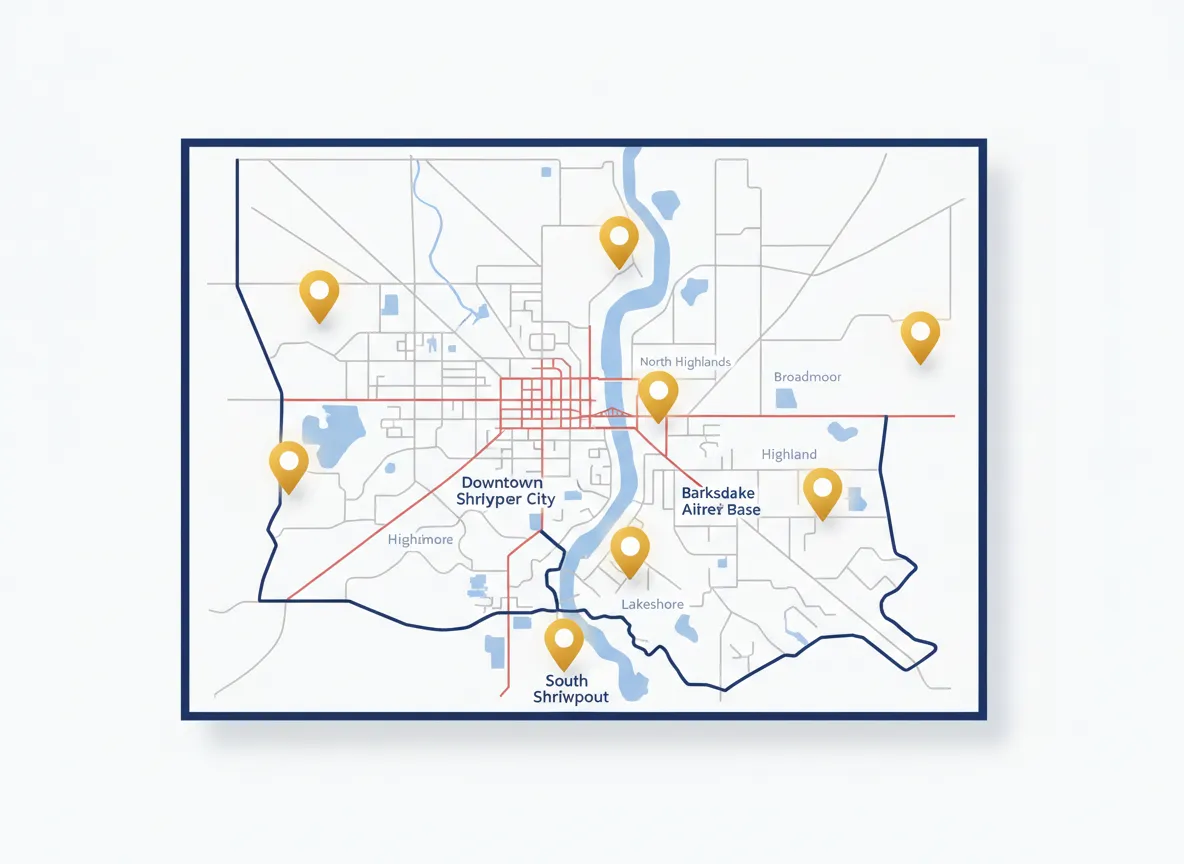 Shreveport, LA coverage map