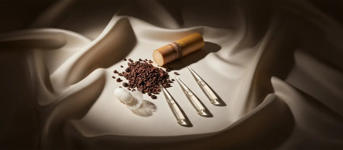 Ingredienti naturali per la formula Kherapy