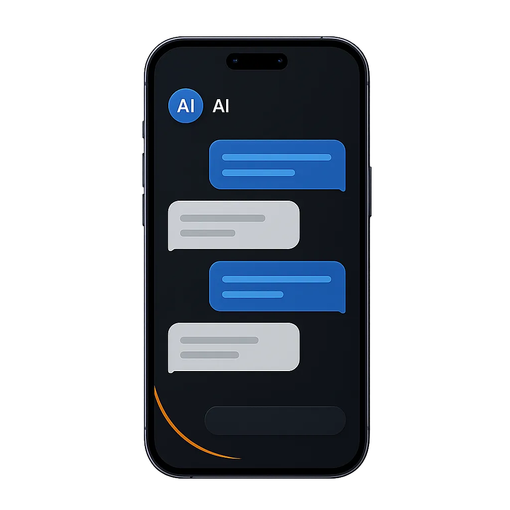 AI Chatbot Interface Mockup