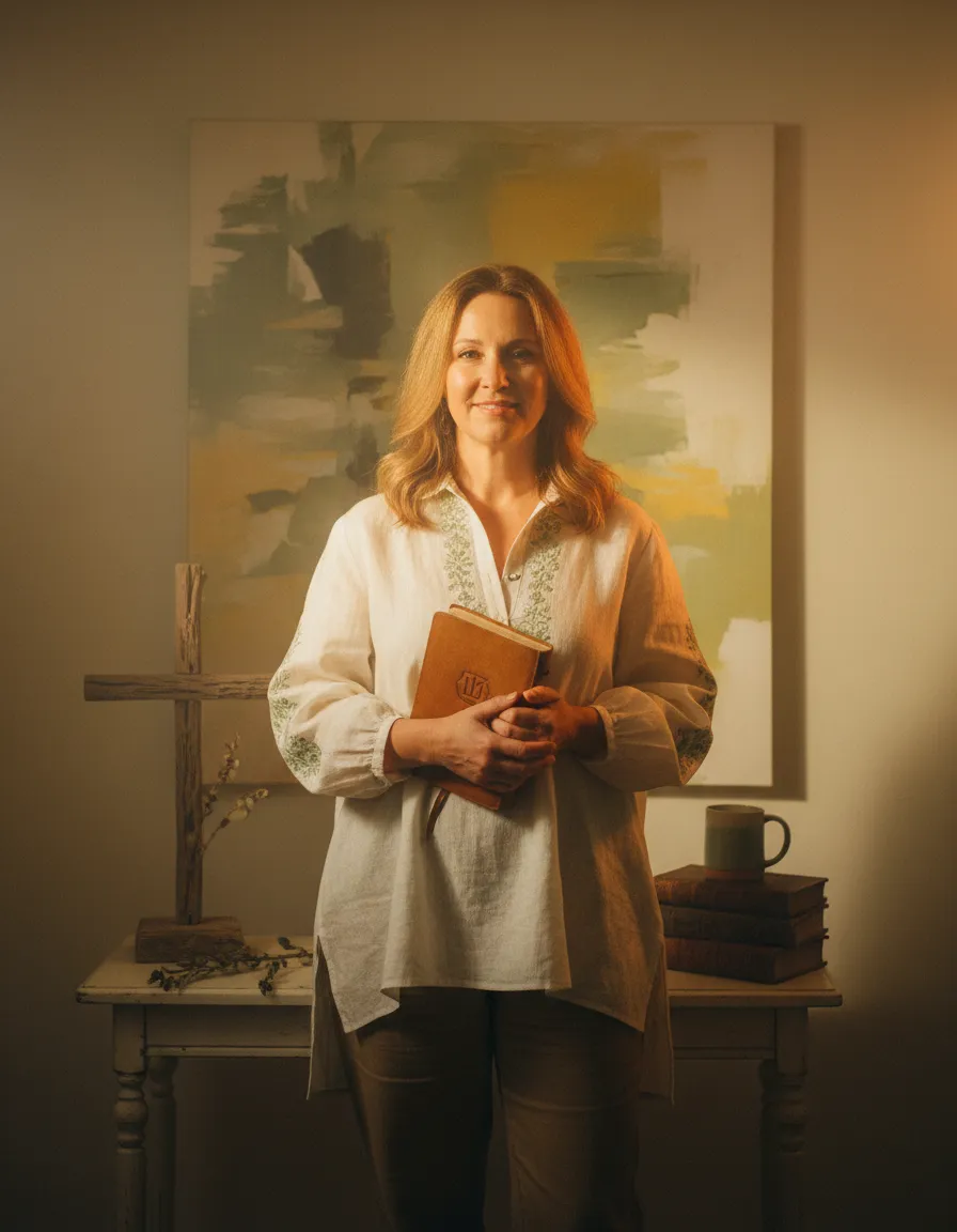 A warm, high-grain editorial photo representing pastoral leadership and mission support.