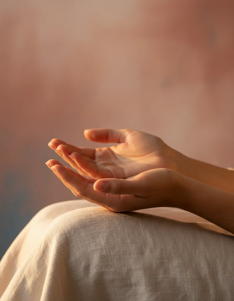 Dawn finding peace and rest in the Father's love