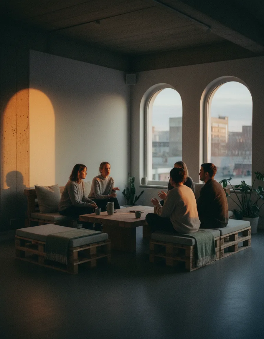 Desaturated high-grain photography representing light and nimble operation