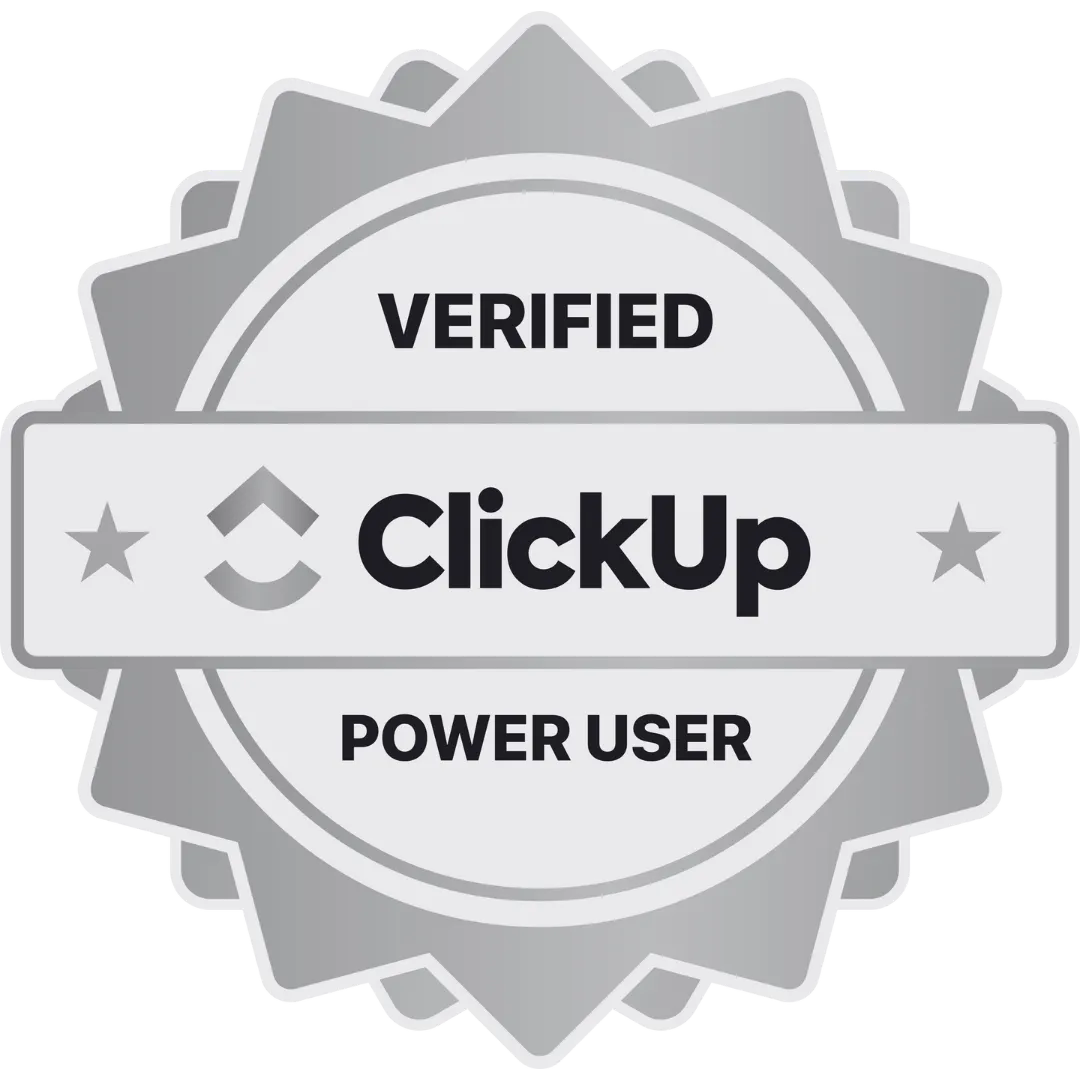 ClickUp Verified Power User