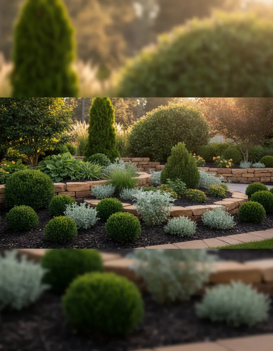 A beautifully manicured landscape and garden demonstrating our premium work