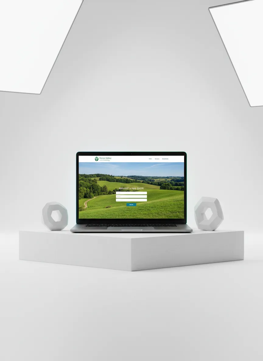 Green Valley Landscaping Website Screenshot