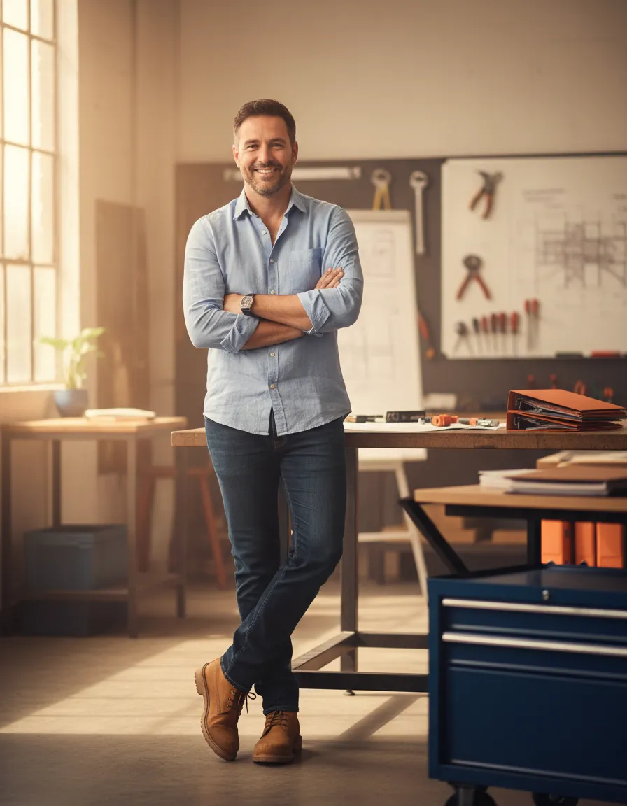 Tradies Rescue founder portrait