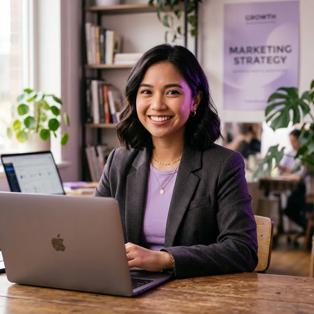 Friendly Dainty Socials strategist ready to consult with new clients