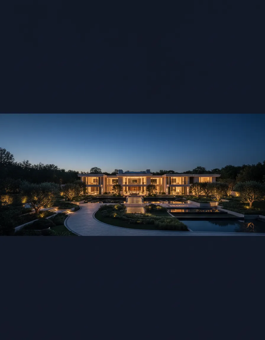 A luxurious estate property reflecting high-value insurance packages.