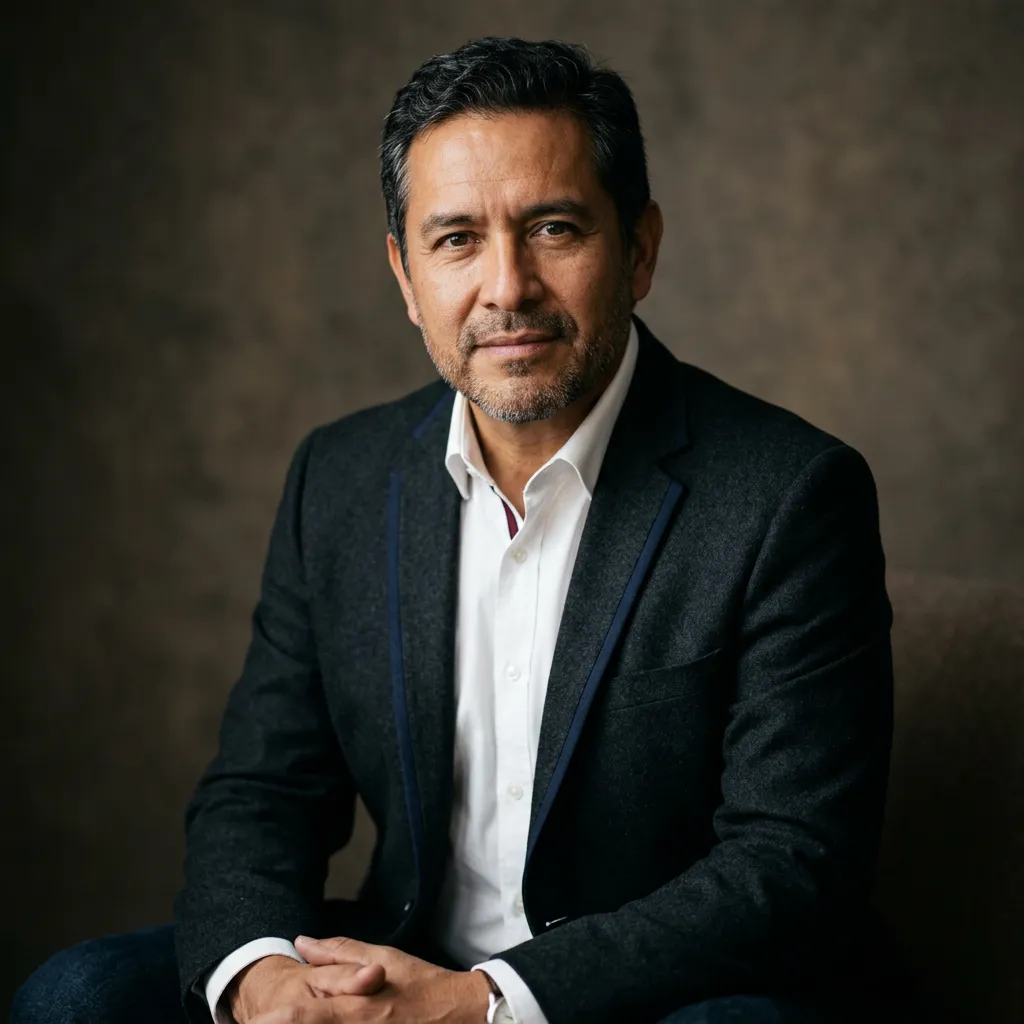 Retrato de Carlos E. Restrepo, Director Administrativo en Sector Salud