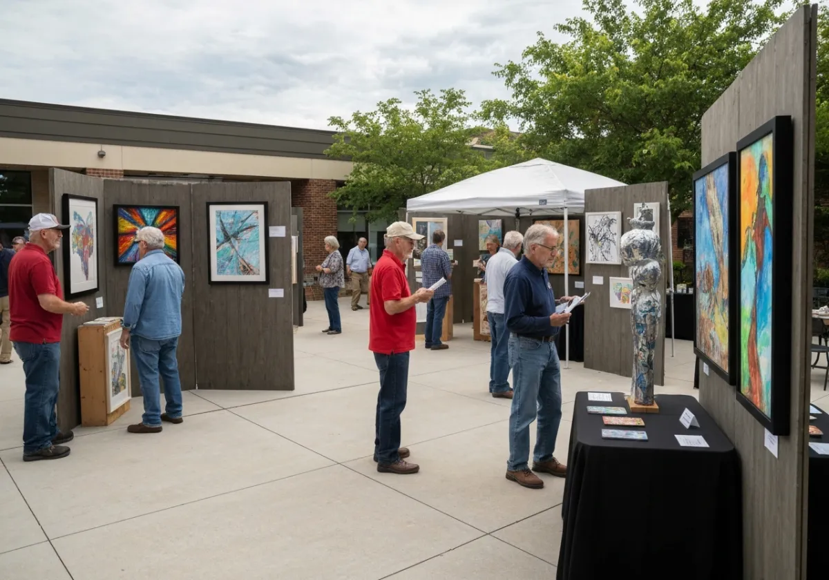 Placeholder for an image of Art at a local community or veteran event