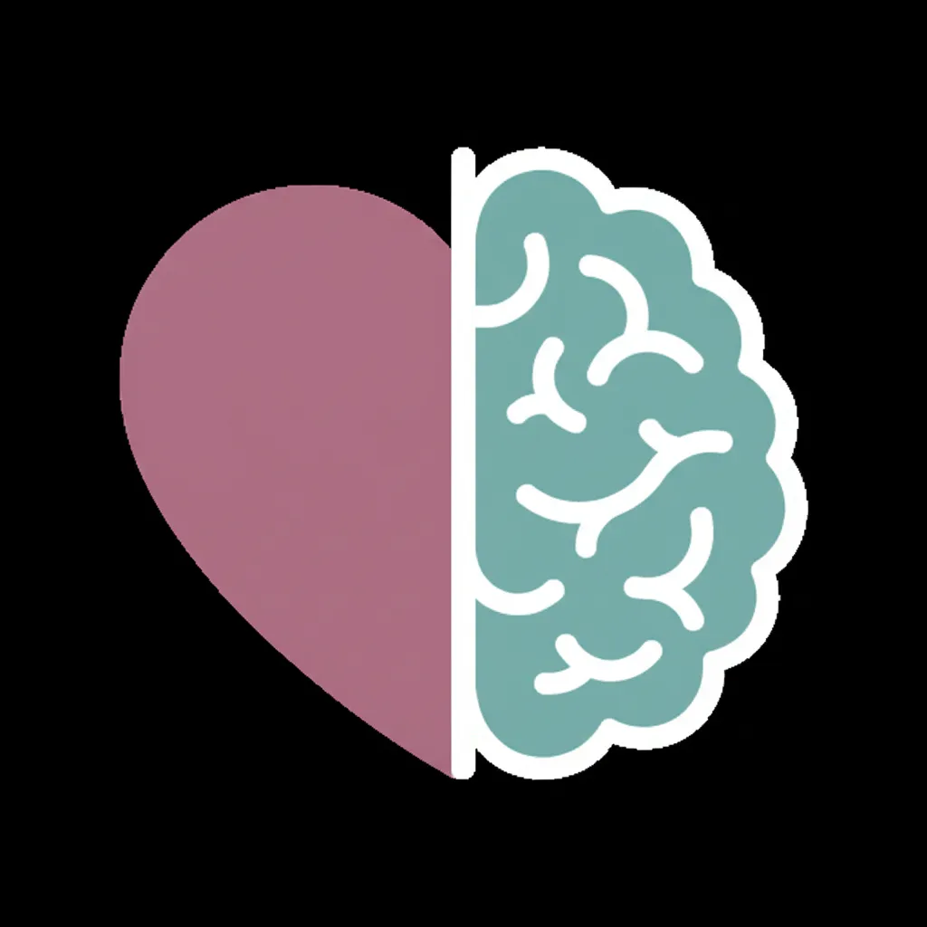 Heart and brain icon