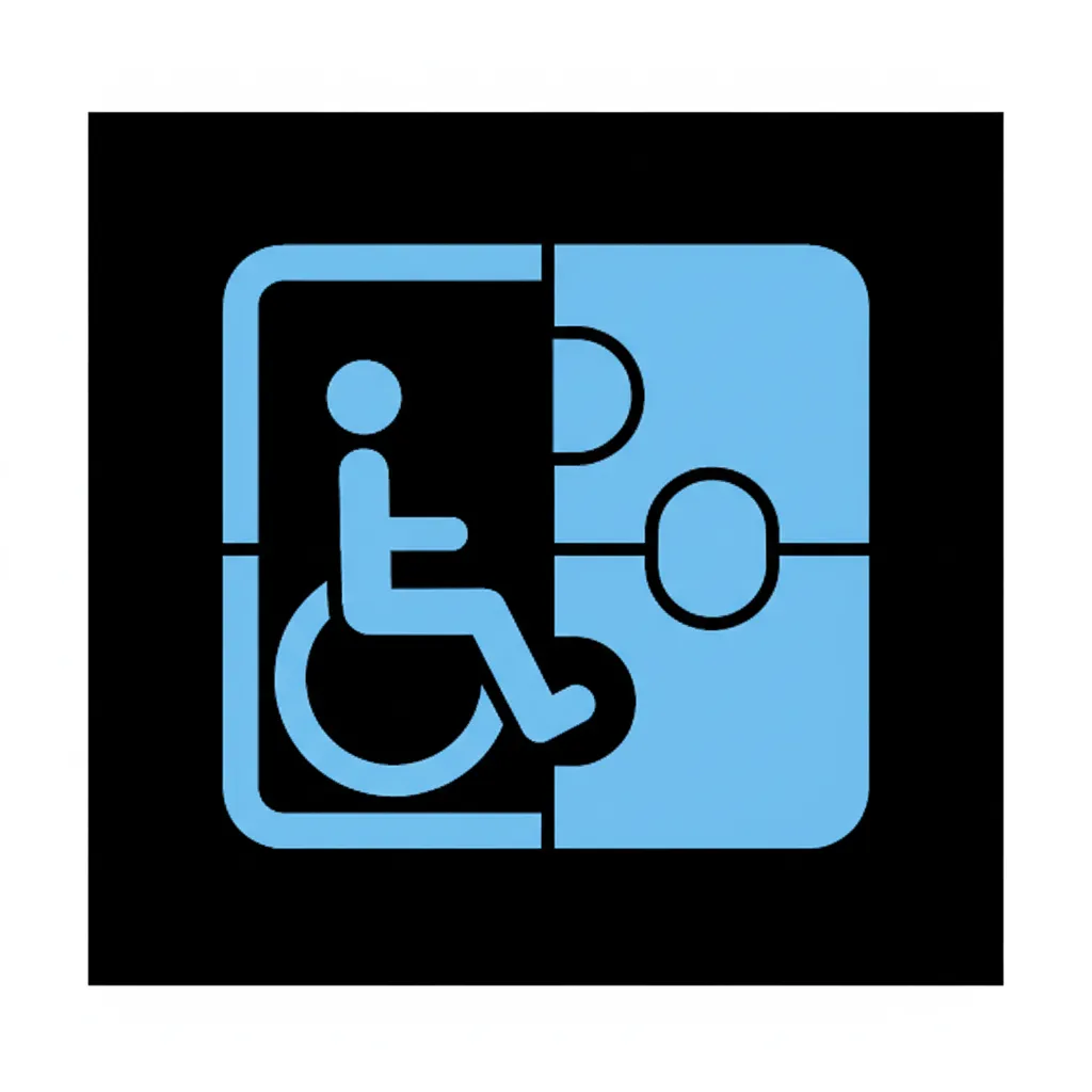 Accessibility puzzle icon
