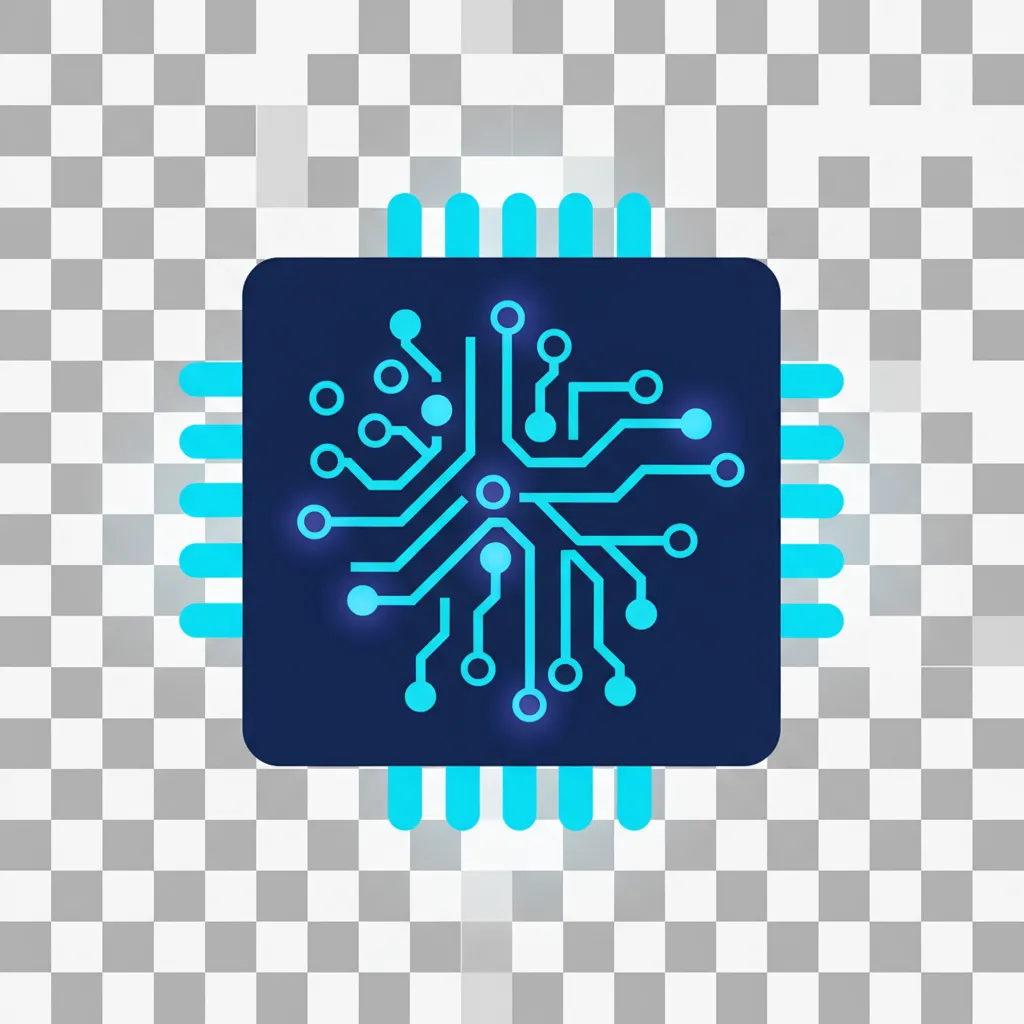 Computer and AI icon
