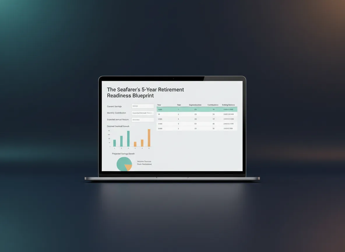 Preview of The Seafarer's 5-Year Retirement Readiness Blueprint calculator