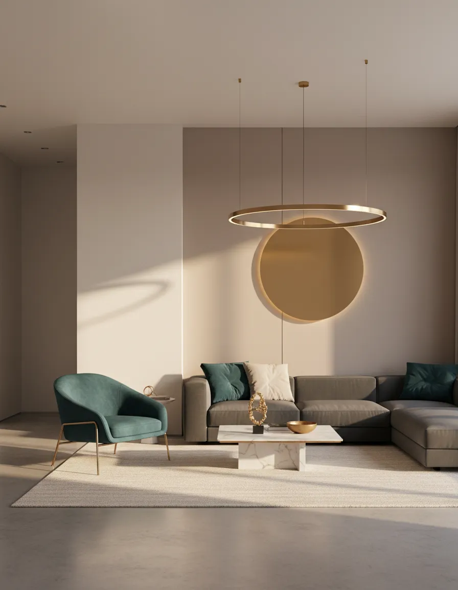 High-end architectural interior representing strategic property search