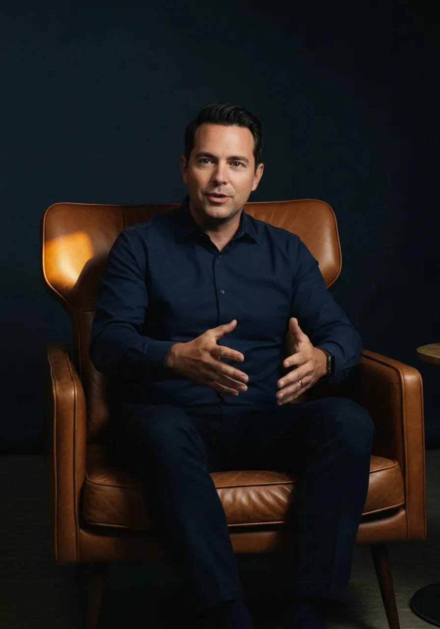 Daniel Morel at a speaking engagement