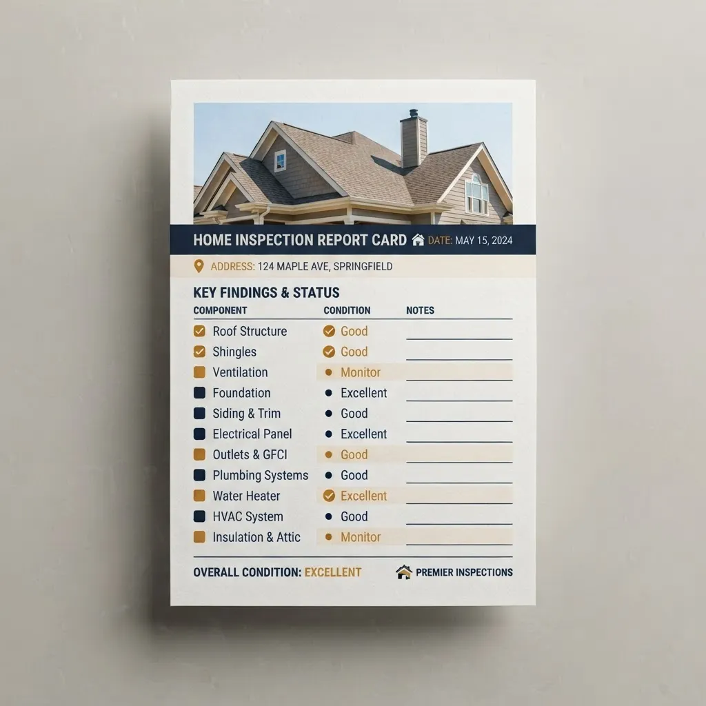 Roof and structure thumbnail inspection report preview