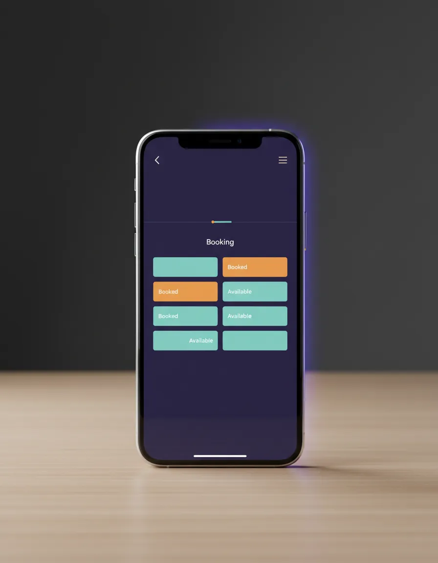 A professional service business using a smooth online booking flow