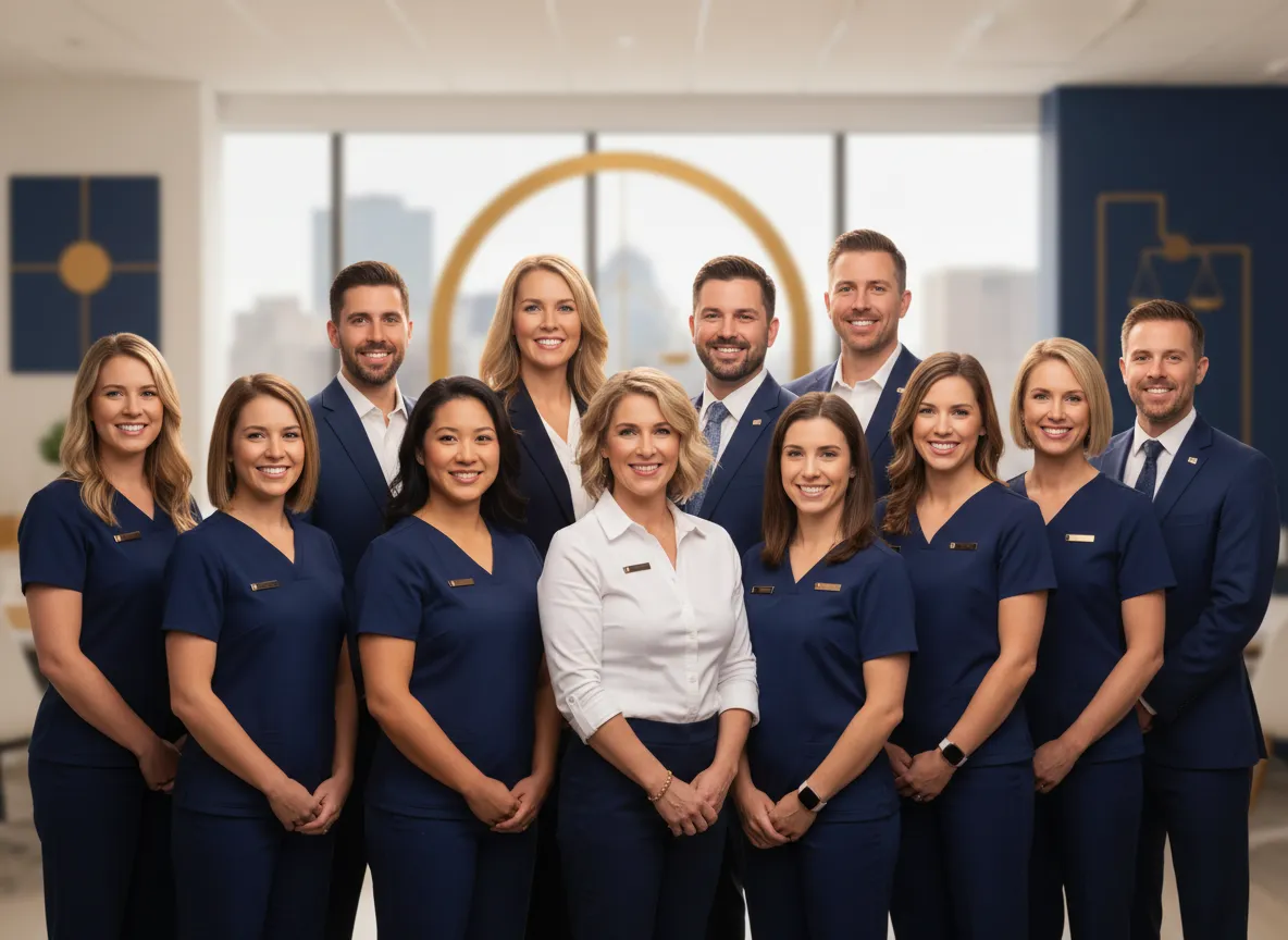 Equipo profesional brindando apoyo