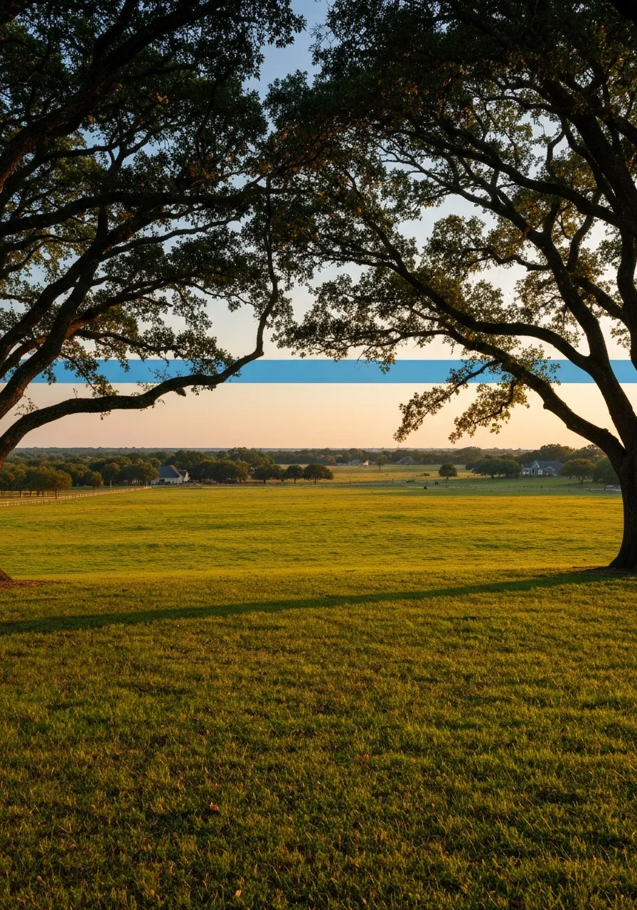 Bartonville landscape showcasing acreage and equestrian properties