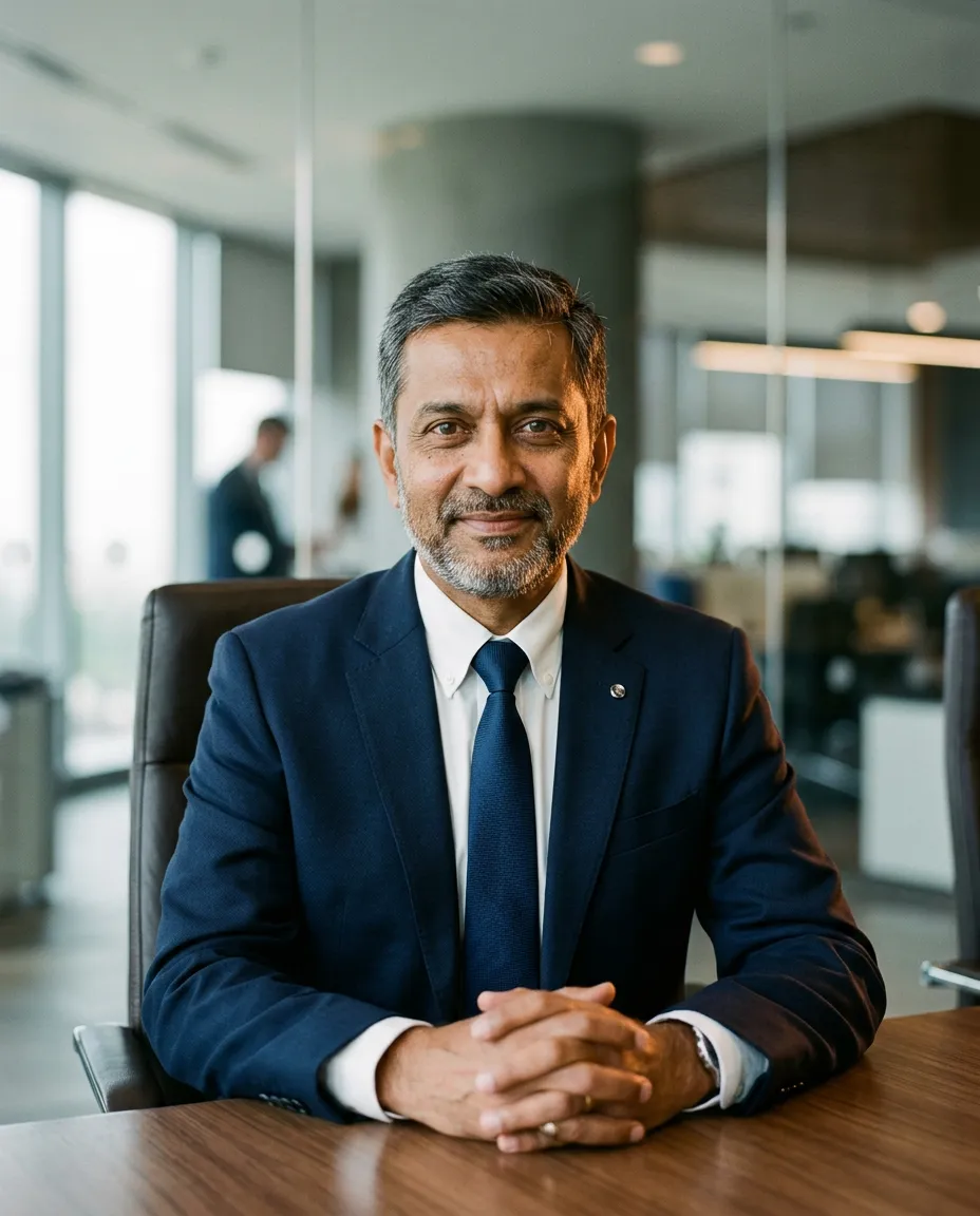 Portrait of Naresh, Senior Executive Coach and Boardroom Fluency Master