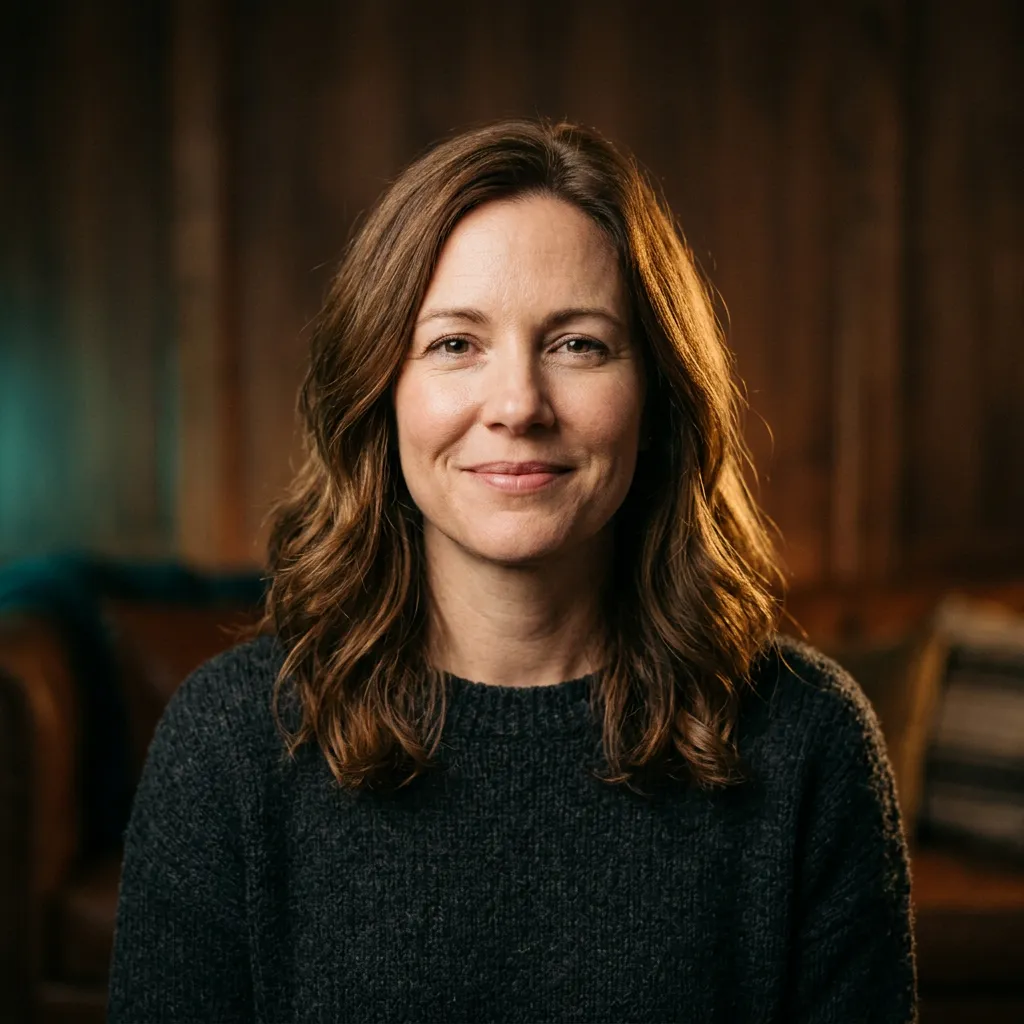 Client portrait showing relief and clarity